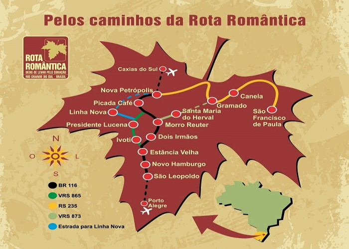 mapa romântica dia dos namorados